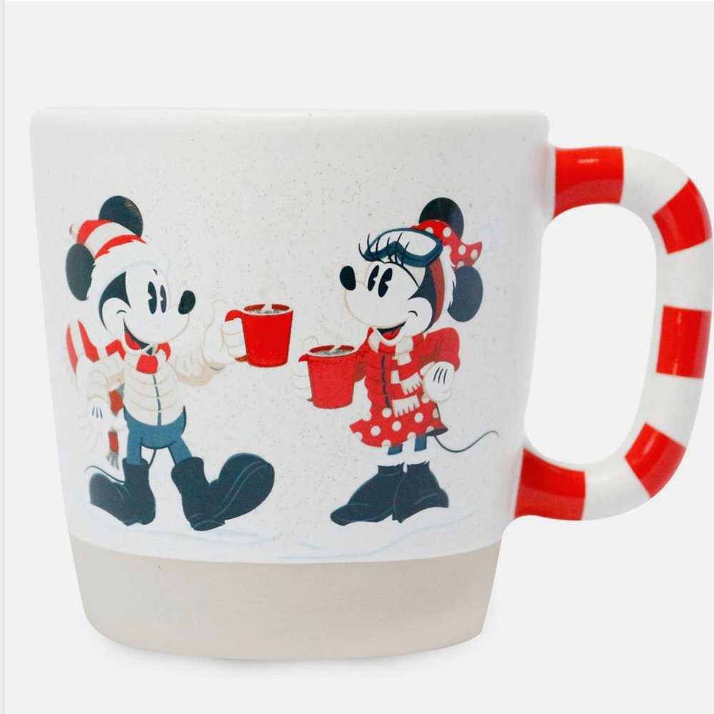 Disney Mickey Mouse and Friends Holiday Lodge Ceramic Christmas Coffee Mug